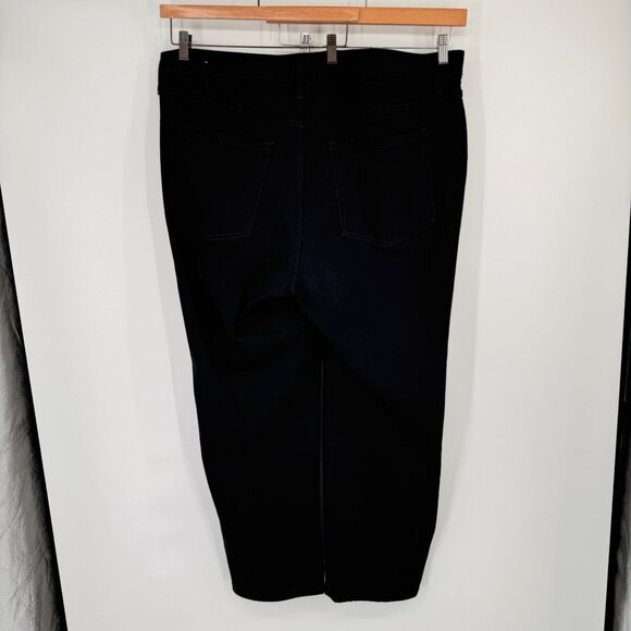Lane Bryant Mid-Rise Straight Leg Jeans Flex Magic Waistband Black size 26w - Picture 10 of 11